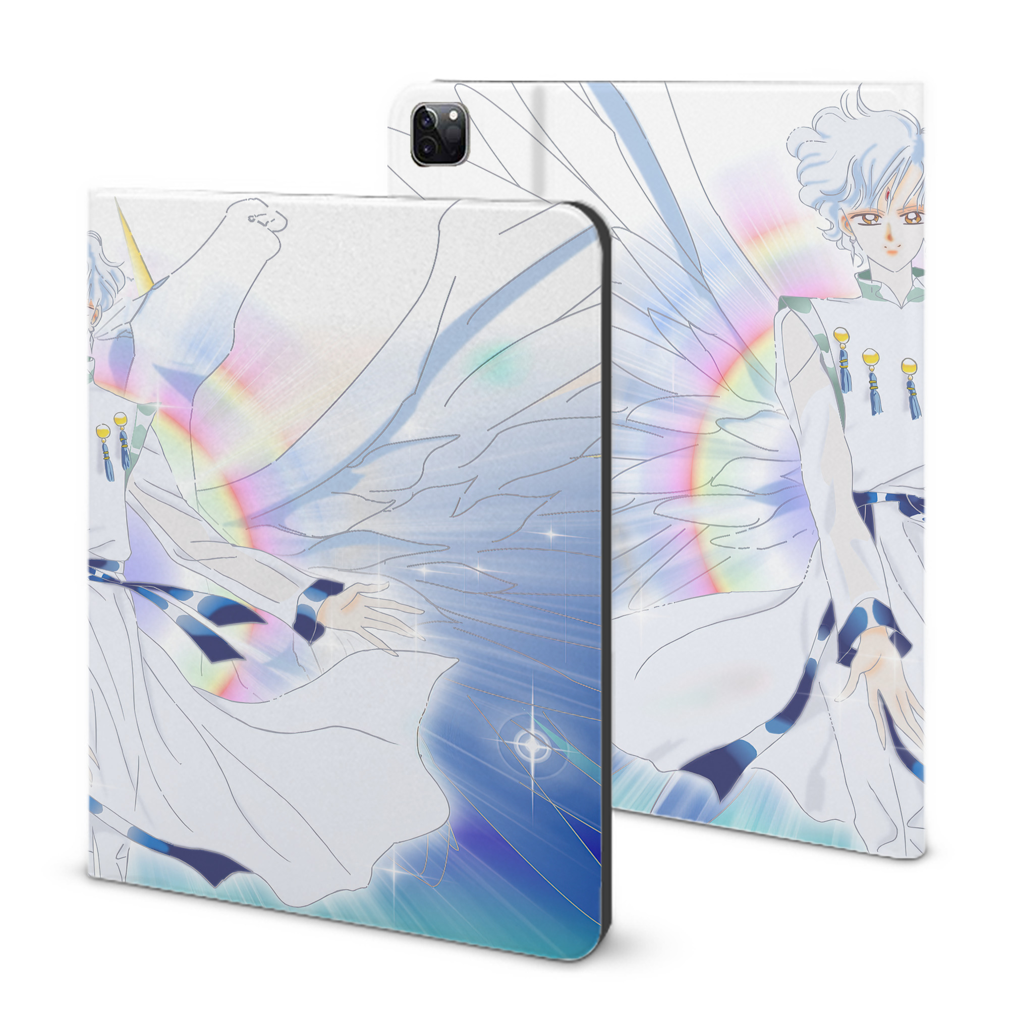 （画像用） 美少女戦士セーラームーン Sailor Moon IPad ケース ブック型 PUレザー TPU 耐衝撃 軽量 薄型 ペン収納なし 全面保護 IPad 各モデル対応